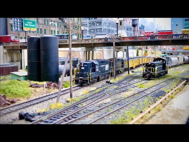 George Pechin's Incredible HO Scale Penn Central Layout