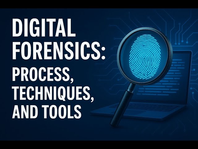 Digital Forensics: Process, Techniques, and Tools, A Must!