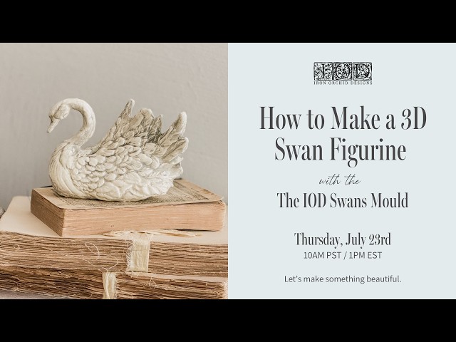 How to Make a 3D Swan Figurine