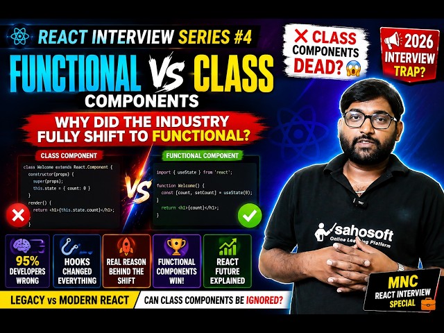 Functional vs Class Components — Why Did the Industry Fully Shift to Functional?