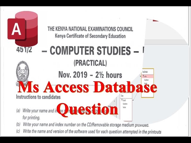 Microsoft Access Practical Question 06 | Complete Exam Solution (KCSE, College & Beginners)