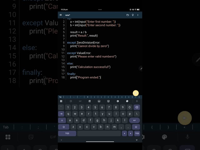 Python Day 40 | Mini Project | Error-Proof Calculator