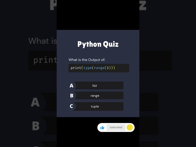 Python Quiz: Can you guess the output? 🐍🤔 #Coding #PythonQuiz #Python #CodingShorts #Tech #QuizTime