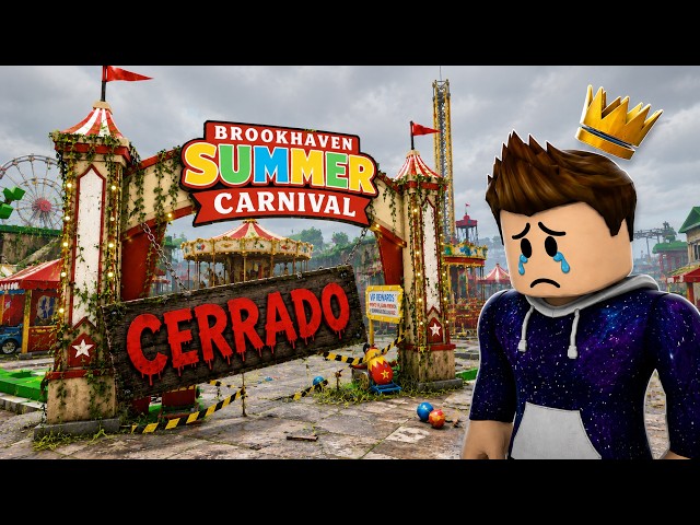 ADIÓS al CARNAVAL DE VERANO DE BROOKHAVEN... 😭🏡 - ROBLOX