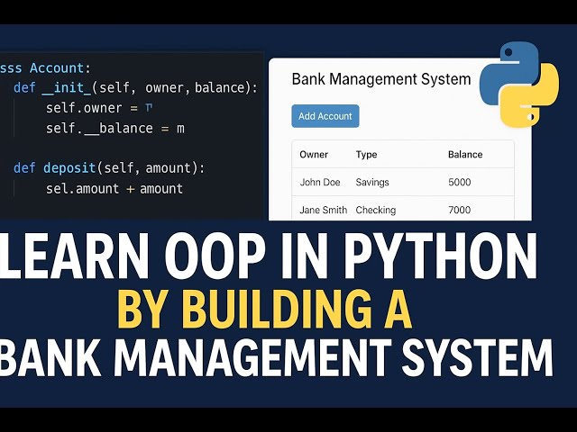 🚀 Master OOP in Python in 5 Minutes! | Real Project Example + Full Explanation 🔥