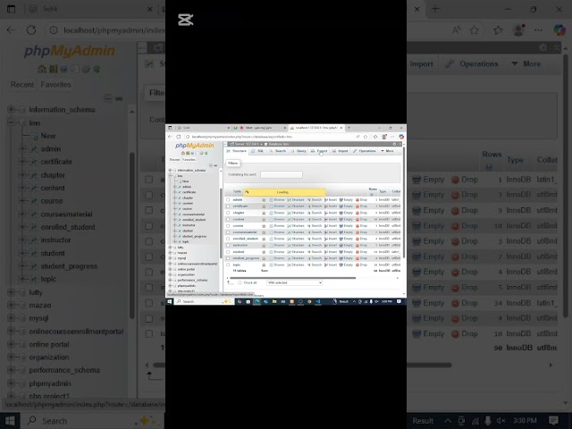EXPORT & IMPORT Database Between Two Computers | phpMyAdmin Guide #shorts #shortsviral #shortsvideo