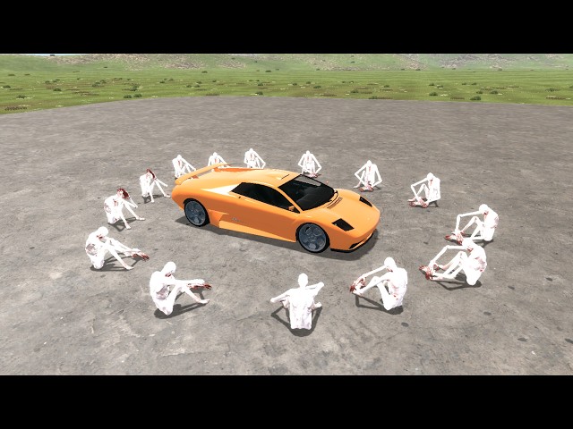 SCP-096 SURROUNDED My Lamborghini! Can I Escape? 🚗💀 | Garry's Mod