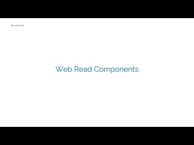 Web Read Components | Web Testing