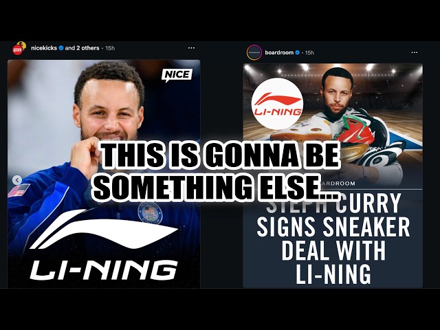Steph Signed With Li-Ning...Shocker...