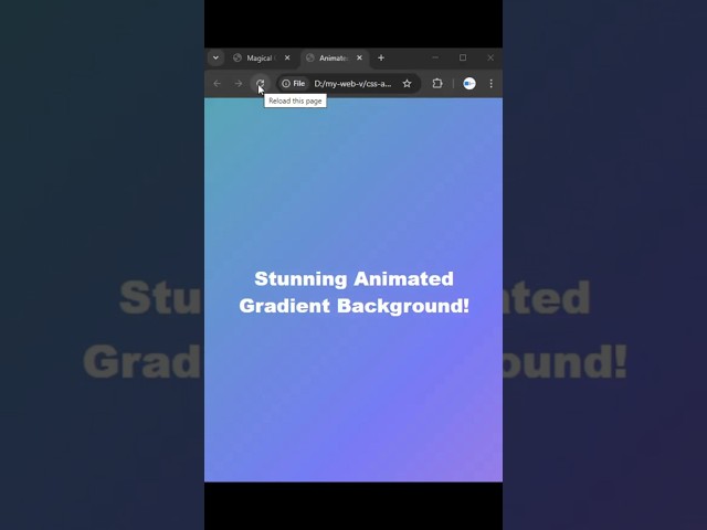 Generate a Stunning Animated Background Gradient in Under 10 Seconds!
