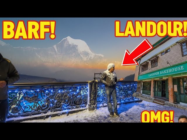 Landour Day 2: Lal Tibba, Char Dukan & Magical Snow! 🏔️ - 5°C IN LANDOUR! 🥶
