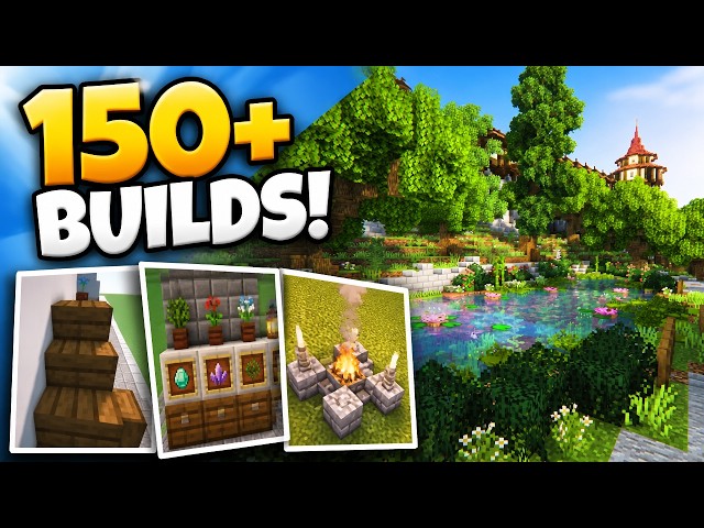 Complete Minecraft Build Ideas Compilation | 150+ Designs