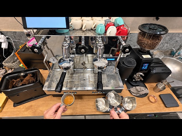 Barista POV:  5 Hours Behind the Bar | Coffee Shop ASMR