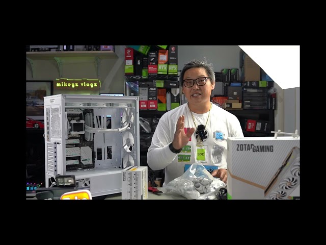 white gaming pc build guide gigabyte c301 7800x3d msi x670e gaming plus wifi rtx 5080