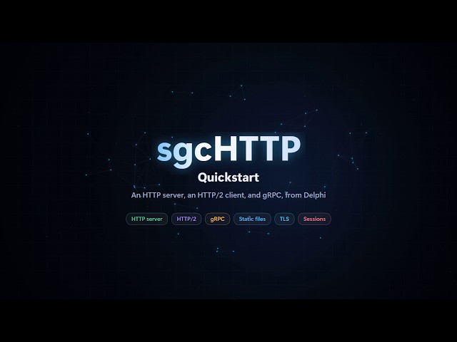 Delphi HTTP server, HTTP/2 client and gRPC in one library