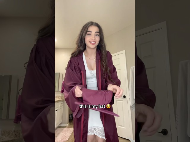 MY GRAD DRESS🥹🥹🤍 #graduation #foryou