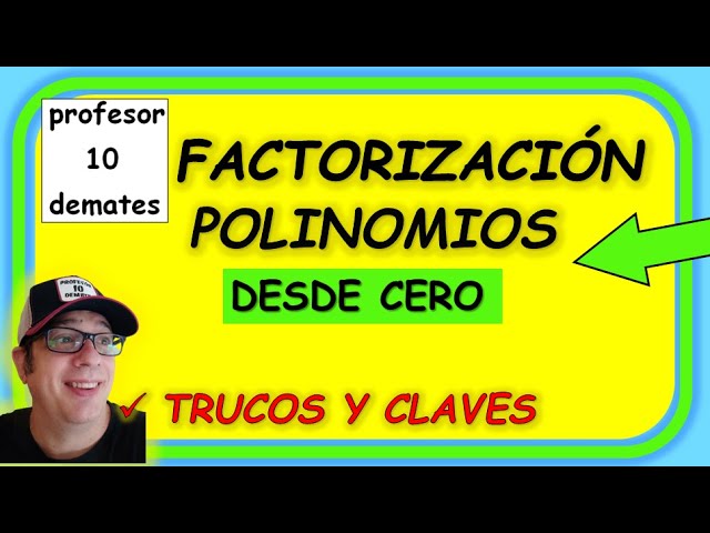 FACTORING POLYNOMIALS Tutorial from ZERO [calculating roots]