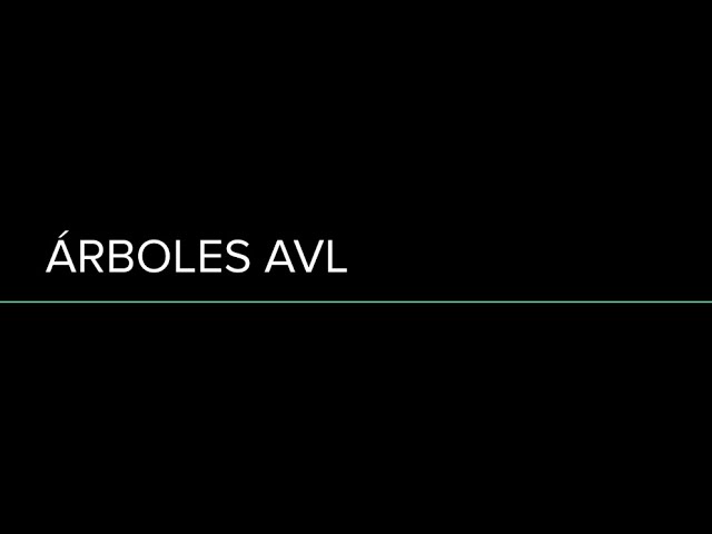 05 - 07 AVL Trees