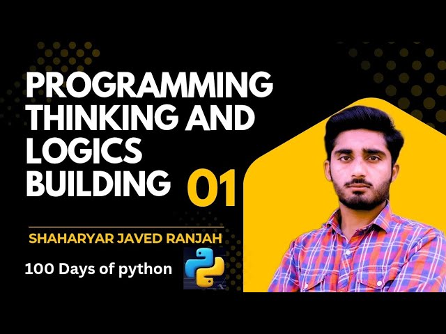 How to Start Python Coding in 2026 | Programming Thinking & Logic Building  first tutorial 1