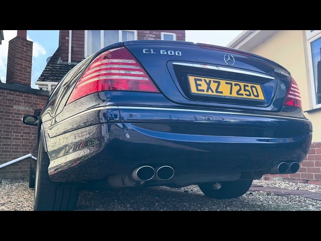 Mercedes Benz CL600 V12 BiTurbo Ultra rare Renntec tuned 625🐎 walkaround video
