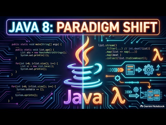 Java 8: The Paradigm Shift | Functional Programming, Lambdas & Streams Explained