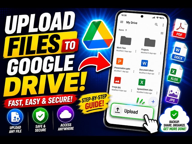 How to Save Photos, Videos & Documents to Google Drive