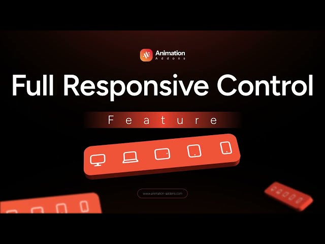 Fully Responsive GSAP Animations for Elementor | Animation Addons