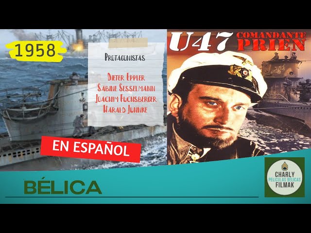 U47 Commander Prien (1958) | War | Classic Movie | World War II