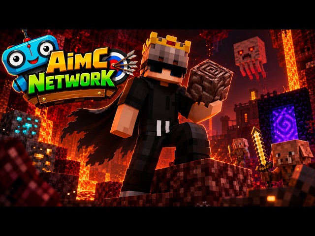 Cover Me In DEBRIS On This Public Minecraft Server !!! | AIMC Network | Day 3 |  ReckdGamerz