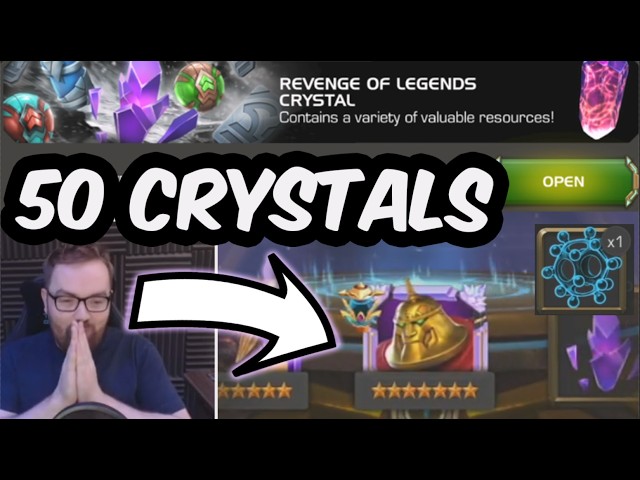 50x Revenge Of Legends Crystal Opening Then... THE BIGGEST ELDER CRYSTAL OPENING EVER RECORDED!?!?!
