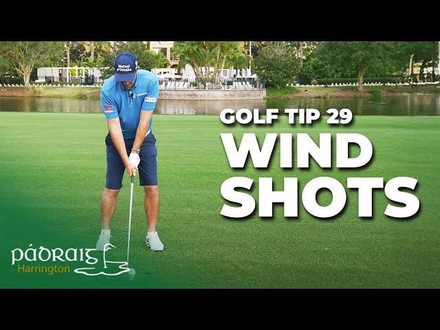 HOW TO HIT LOW PENETRATING SHOTS IN THE WIND | "Paddy's Golf Tip" #29 | Padraig Harrington