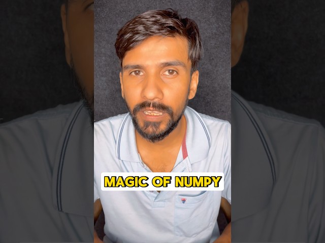 Numpy's Secret! Find Highest, Lowest and Mean in one line 🤯#python #coding #ai #numpy #viral
