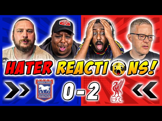 Liverpool's Rivals & Haters STUNNED 😲 Reactions to Ipswich 0-2 Liverpool | Premier League Fan Reacti