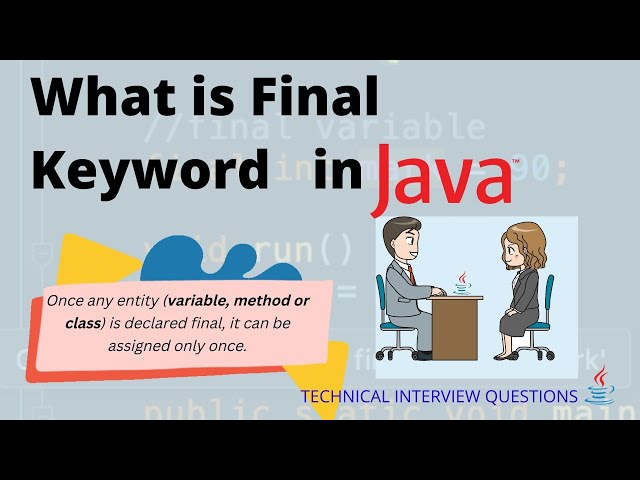 What is Final keyword in java | Method,Class , Variable  | OOP | Most Asked Interview Question