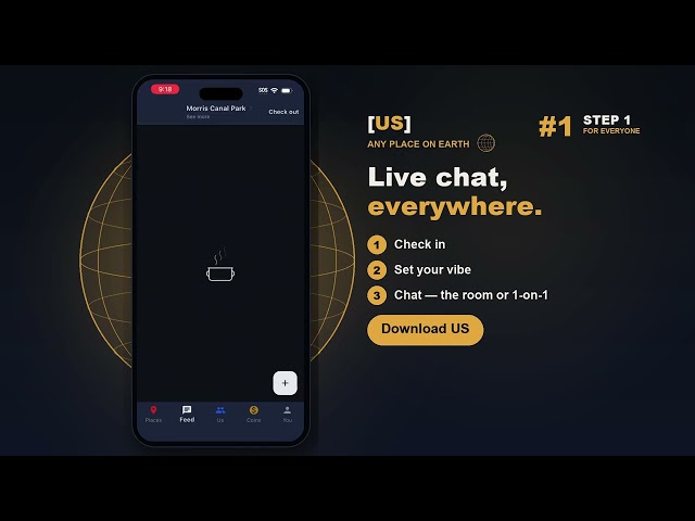 Live Chat for Every Place on Earth | [US] Social Network