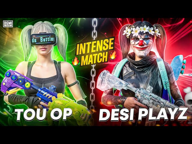 MOST INTENSE 1V1 TDM BATTLE WITH DESI PLAYZ 💀🔥| BGMI 