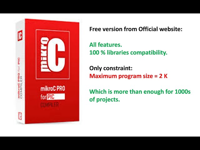 How to download and install MikroC for PIC full version for free from official website. 100% Legit.