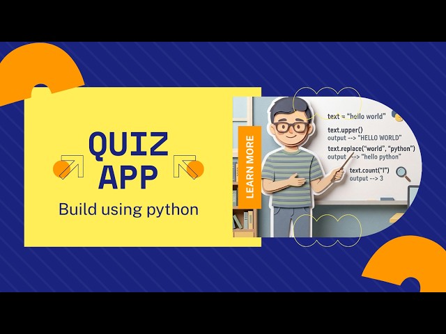 Python Quiz App | Project for Beginners