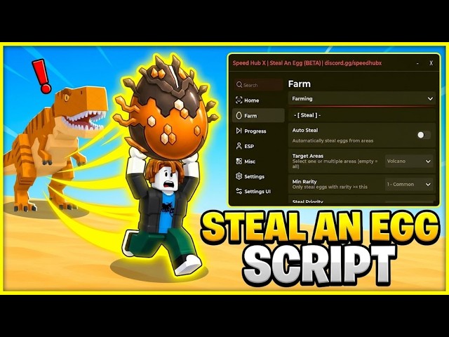 🎯 FAST | Roblox Steal an Egg 🐣 SCRIPT! - Auto Steal - MORE!