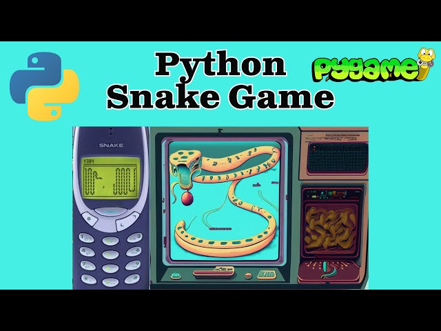 Mastering Pygame: Step-by-Step Snake Game Tutorial in Python.