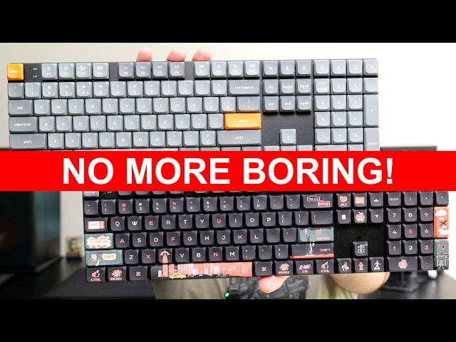 I Fully Customized the Keychron K5 Max (New Switches, Keycaps & More!)