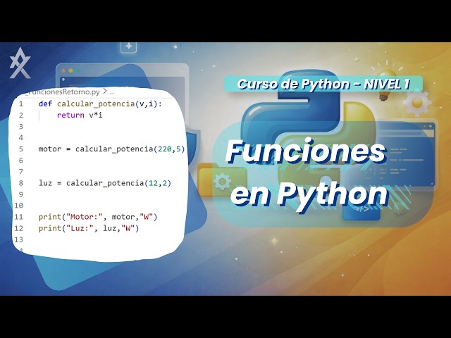 8. Funciones en Python  | Curso de Python aplicado a Ingeniería