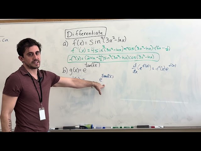 Calculus 12 - Tricky Derivatives 