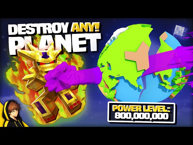 I Added DBZ PLANET DESTUCTION or CONQUERING to Minecraft!? | Dragon Block Noea - Beta