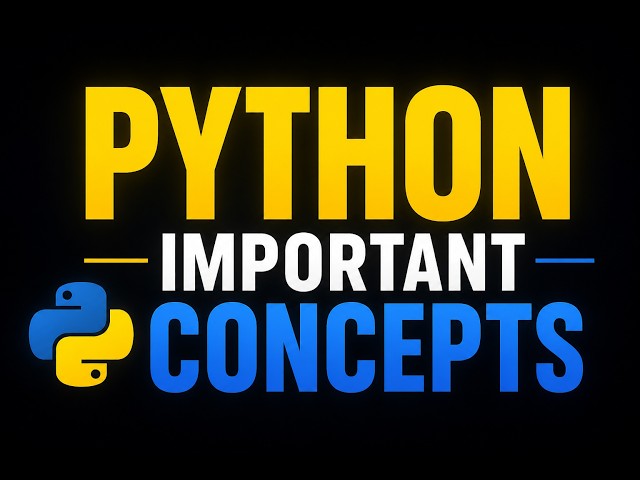 Python Interview Questions 2026 🔥 Crack Any Interview Fast