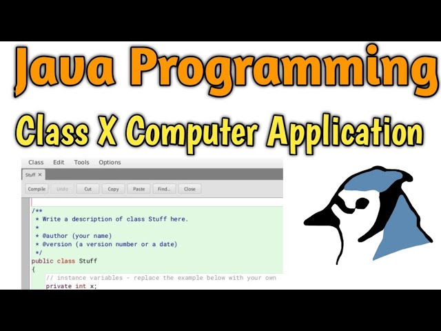 Class X Computer Applications ICSE - Bluej Java Programming Tutorial -  Array
