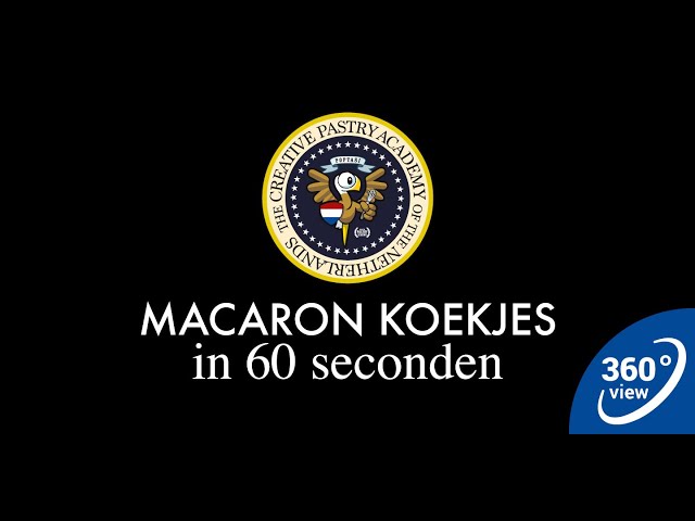 Macaron koekjes in 60 seconden | 360 video