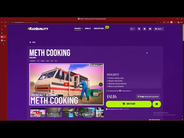 Advanced Meth Cooking Script for FiveM | KuzQuality Showcase