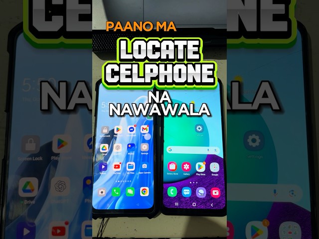 Paano ma Locate ang Nawawalang Cellphone gamit ang Gmail Account #shorts