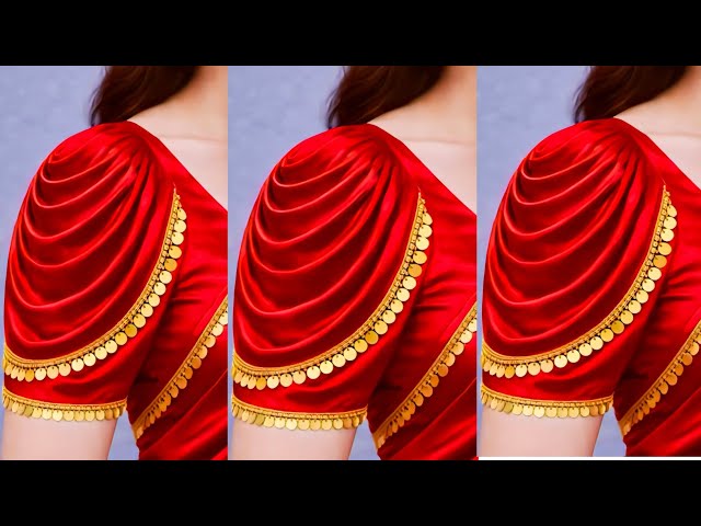 Trending sleeve design cutting and stitching| blouse sleeves design| बाजू का डिजाइन sleeves design|